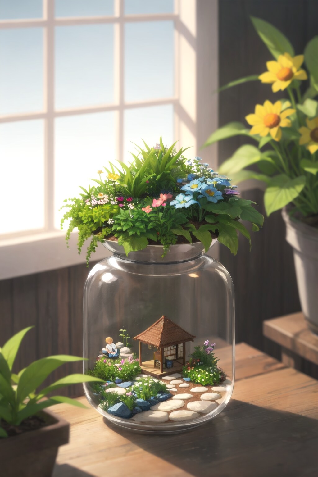 ビンの中の小庭