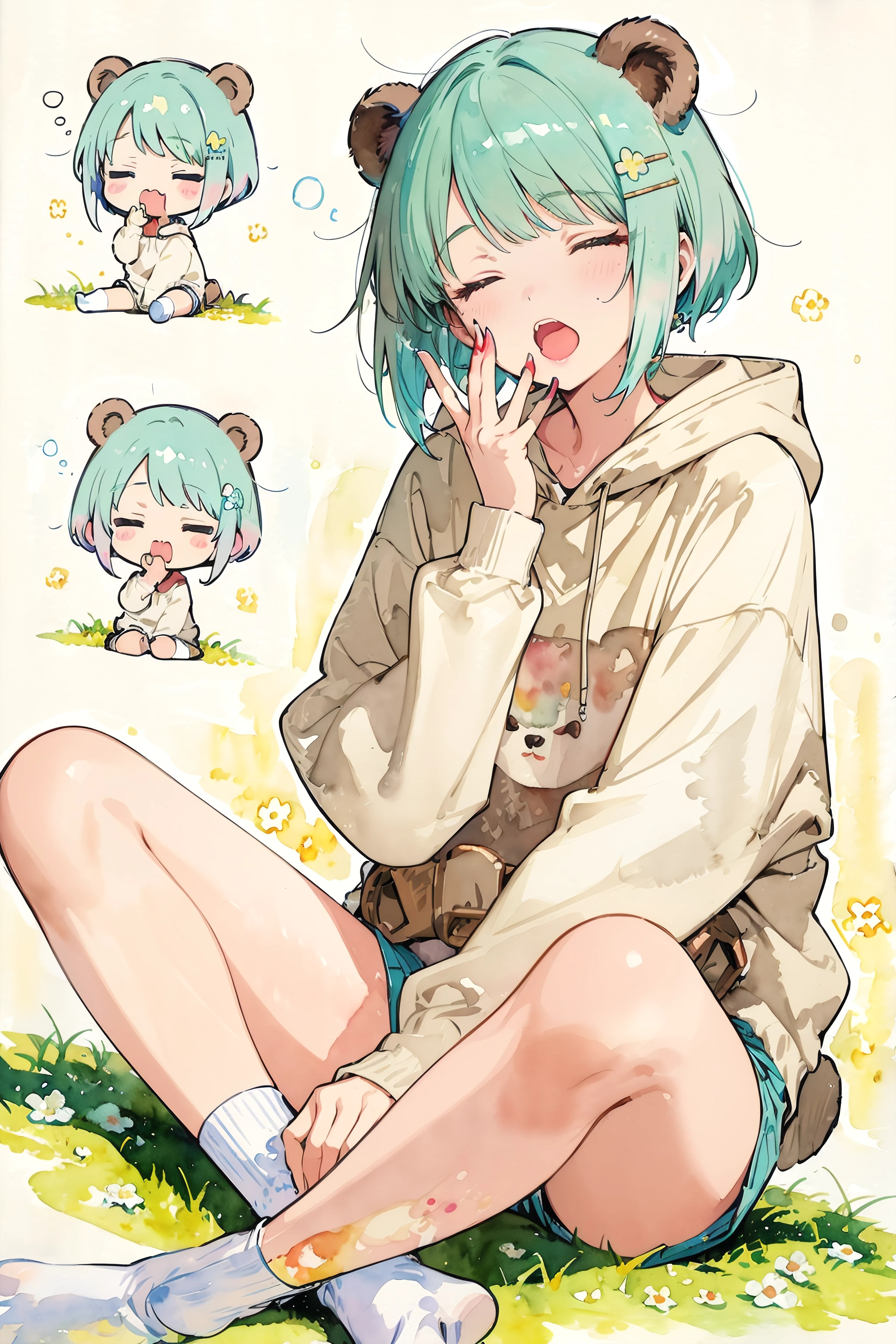 Palette of a Yawning Morning | の人気AIイラスト・グラビア