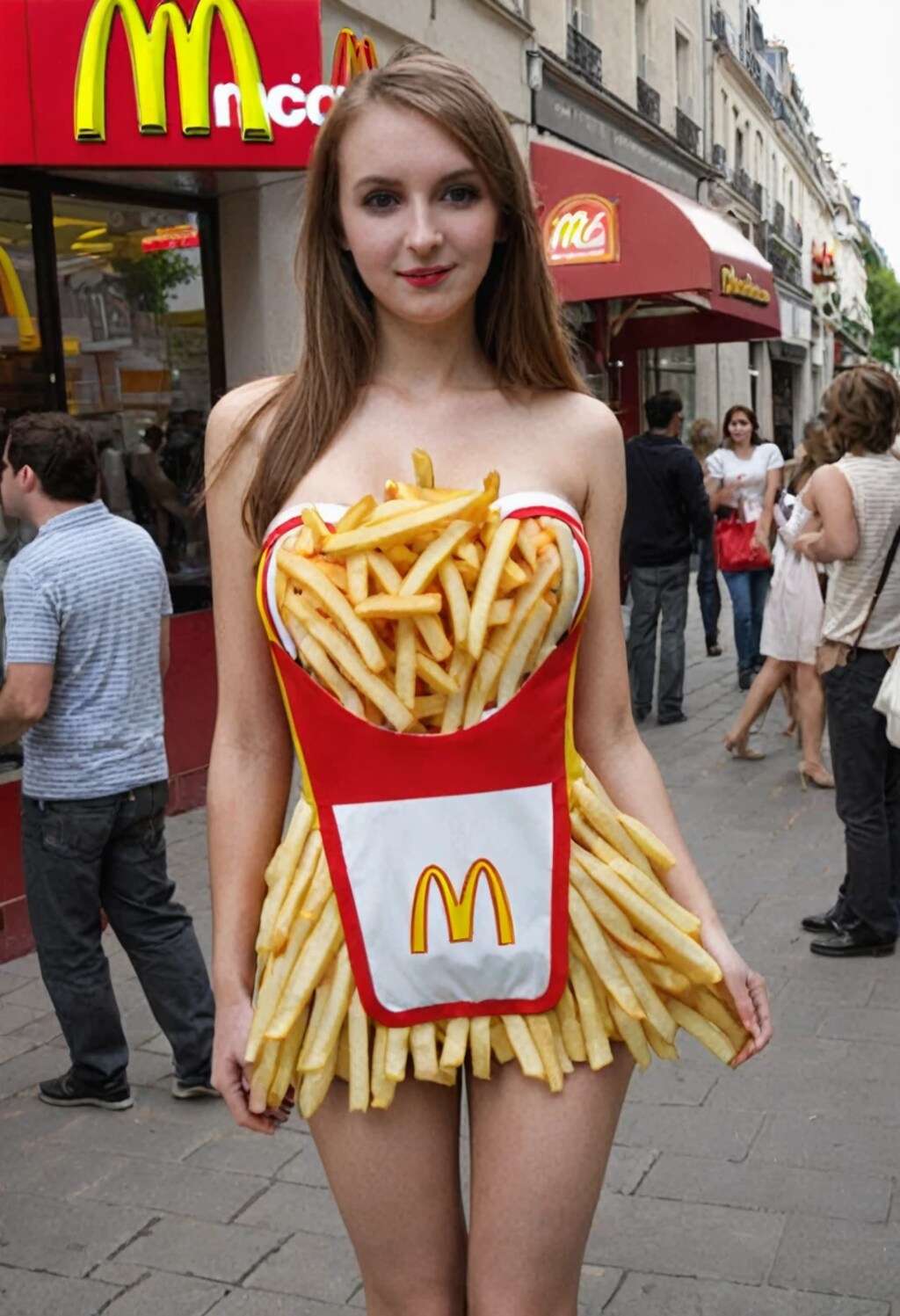 マックポテトのドレス