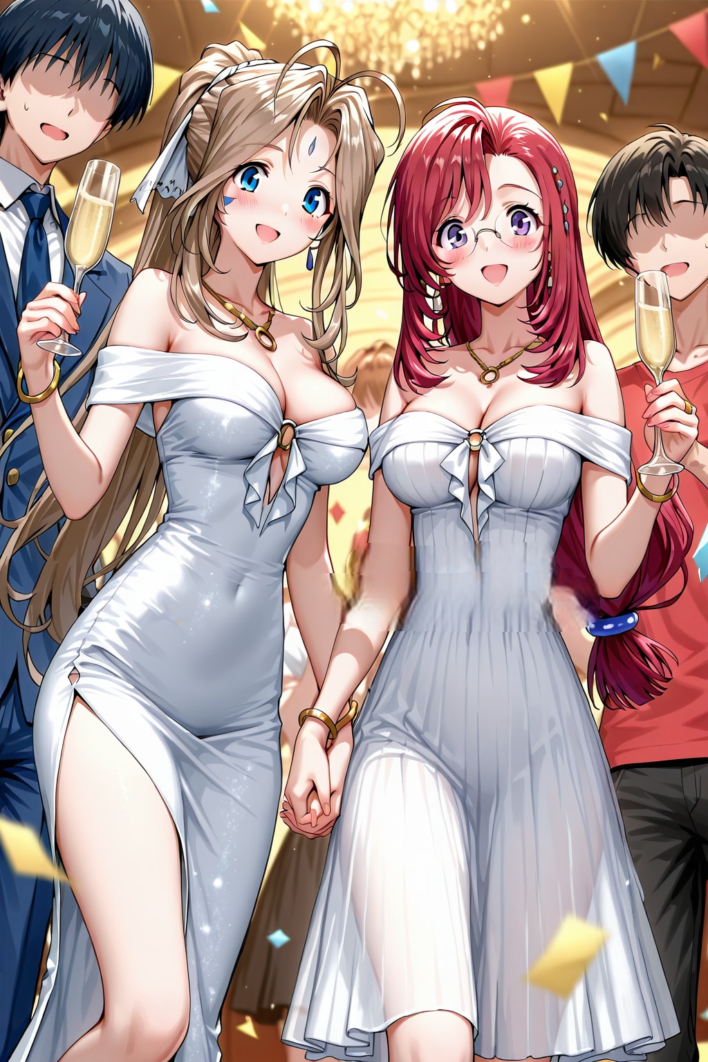 【１０万いいね！到達感謝】有り難うございます！　ーベルダンディー & 風見みずほー | の人気AIイラスト・グラビア