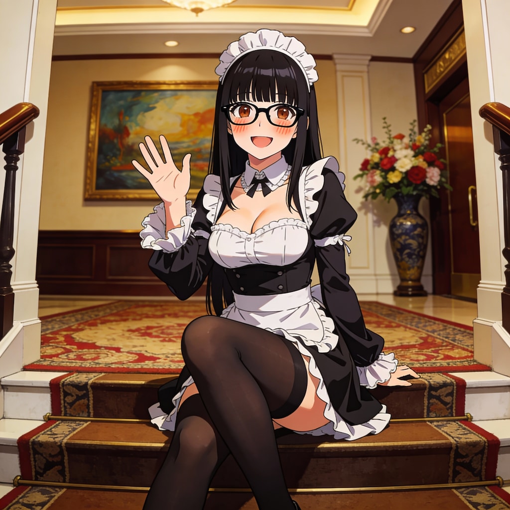 Maid×ポエット袖