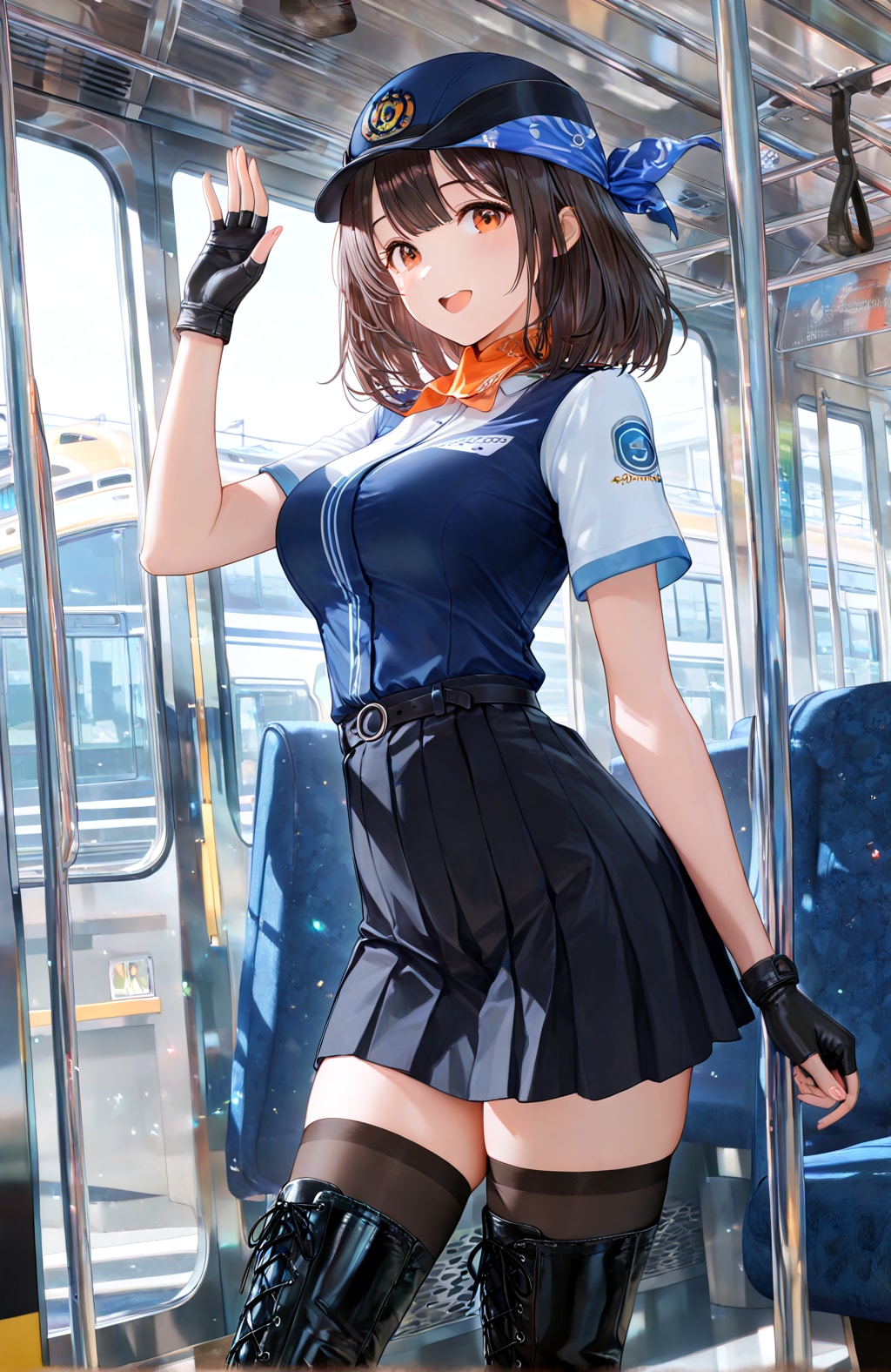 お宝発見ツアーのバスドガイド