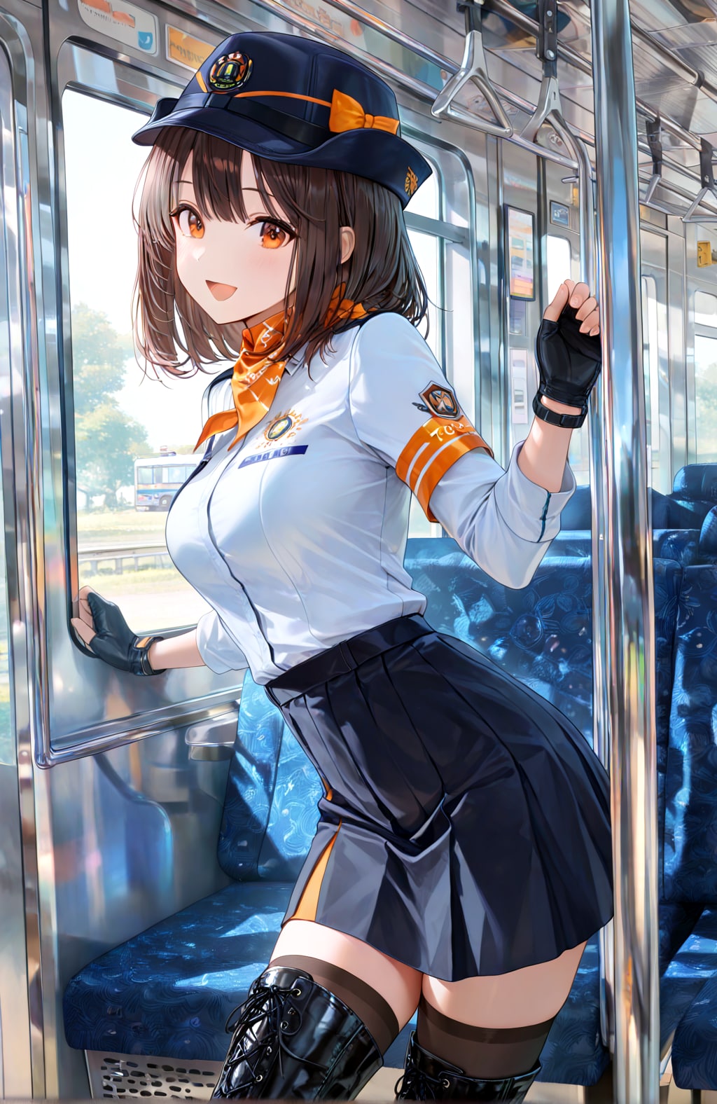 お宝発見ツアーのバスドガイド