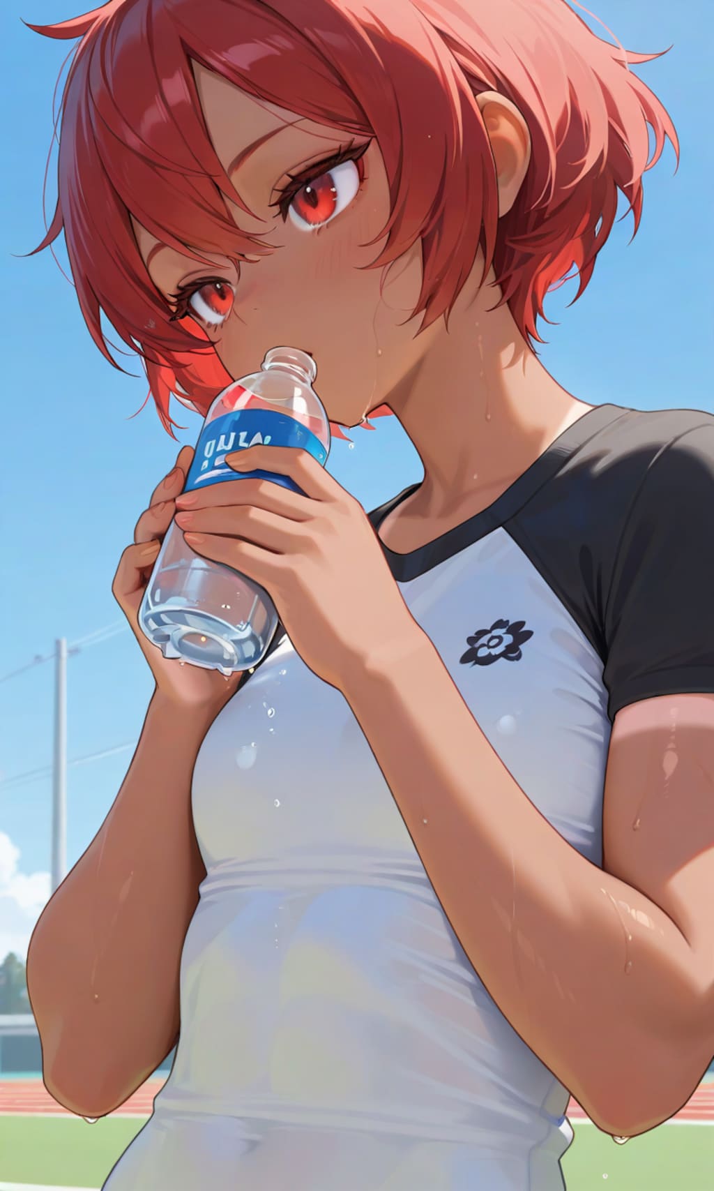 水分補給だいじ