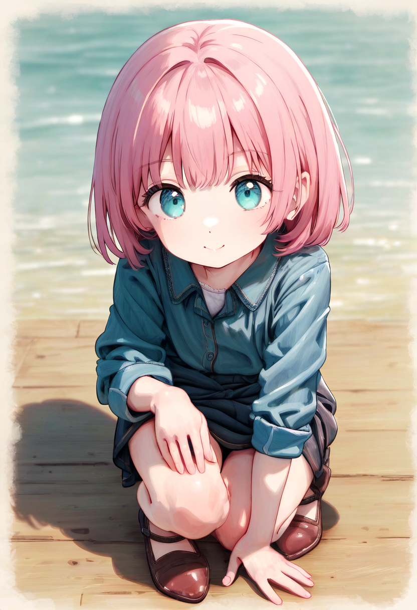 【SR】ピンク髪の女の子