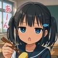 卵焼きを食べさせてくれるこなつちゃん 3枚目