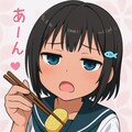 卵焼きを食べさせてくれるこなつちゃん 4枚目