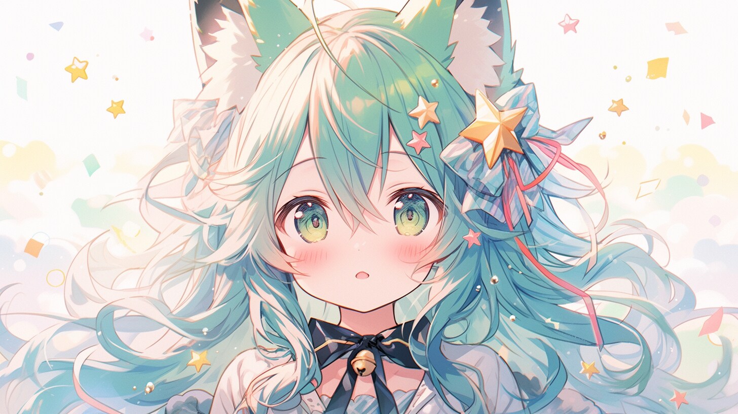 星降る夜に現れた狐の祝福 | の人気AIイラスト・グラビア