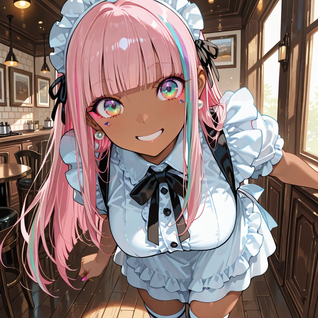 ギャル、王道メイドに挑戦☆