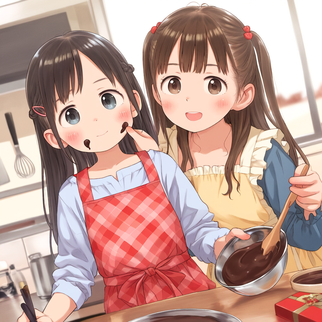 手作りバレンタインは大わらわ