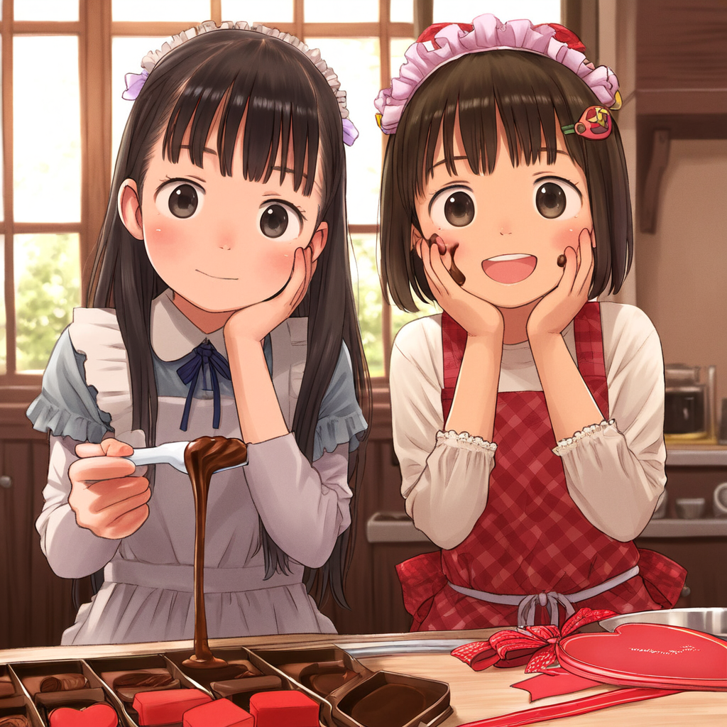 手作りバレンタインは大わらわ