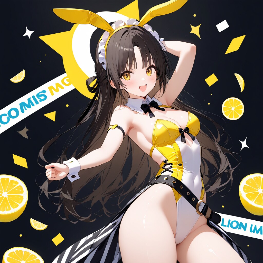 レモンの日パレードの参加者のひとり