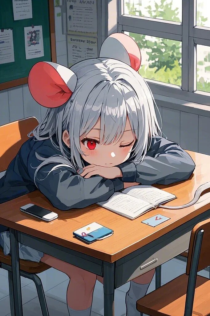 眠たいでチュー | の人気AIイラスト・グラビア