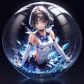 魅惑のアクアリウムボトルに閉じ込められた美少女戦士セーラーマーキュリーの輝き 3枚目