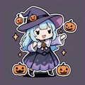 ハロウィン魔女少女 4枚目