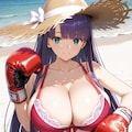 「Fate」のマルタにボクシンググローブを装着させました 5枚目