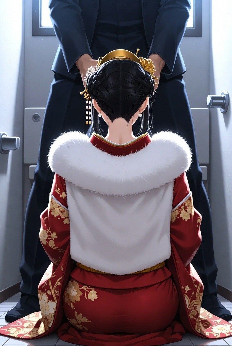 トイレで初詣