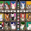 猫がキャラクターの格闘ゲームのキャラクターセレクト画面チャレンジ　４回目 2枚目