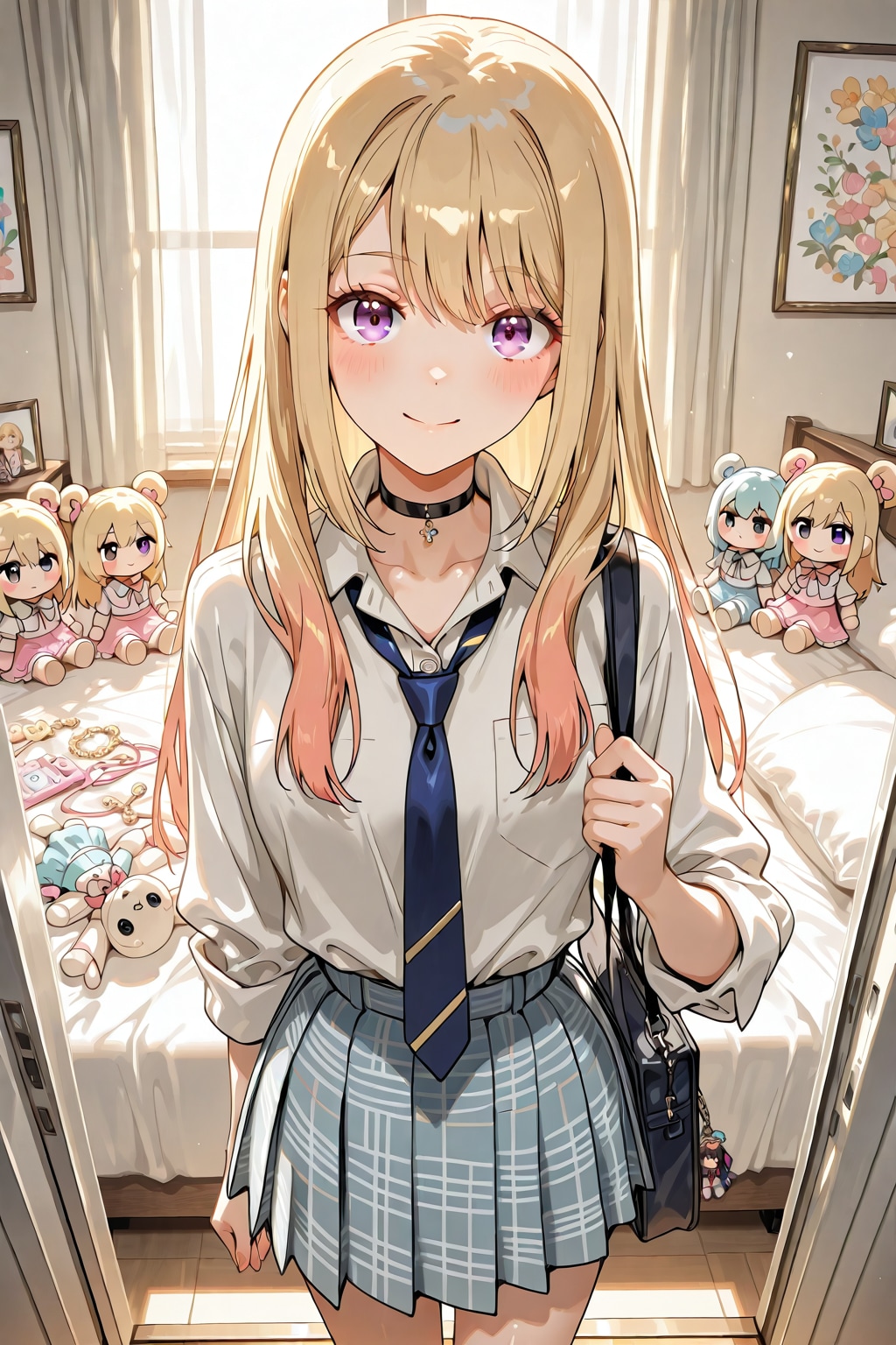 【BONSAI】で金髪のコスプレが趣味の女の子 | の人気AIイラスト・グラビア