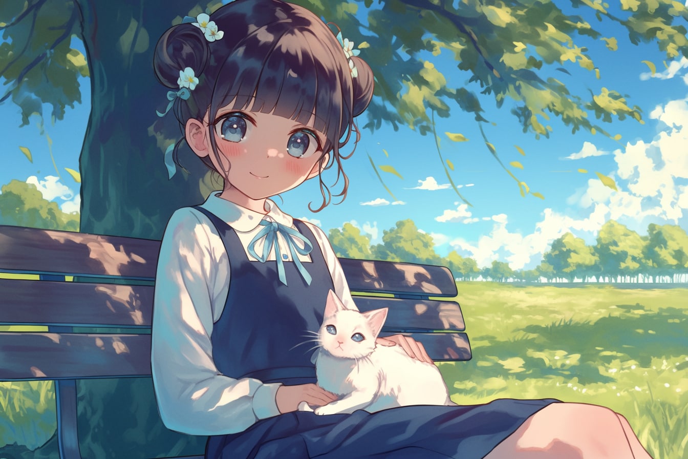 猫🐈とおだんごちゃん🍡✨205 | の人気AIイラスト・グラビア