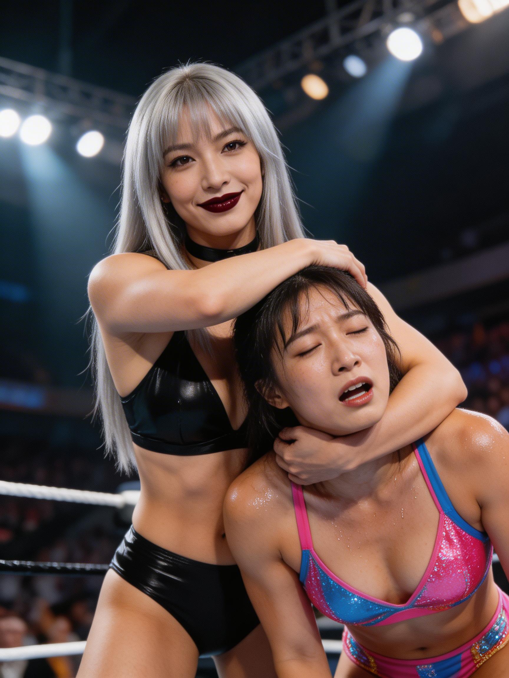 リリス美沙は試合中