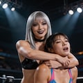 リリス美沙は試合中 2枚目