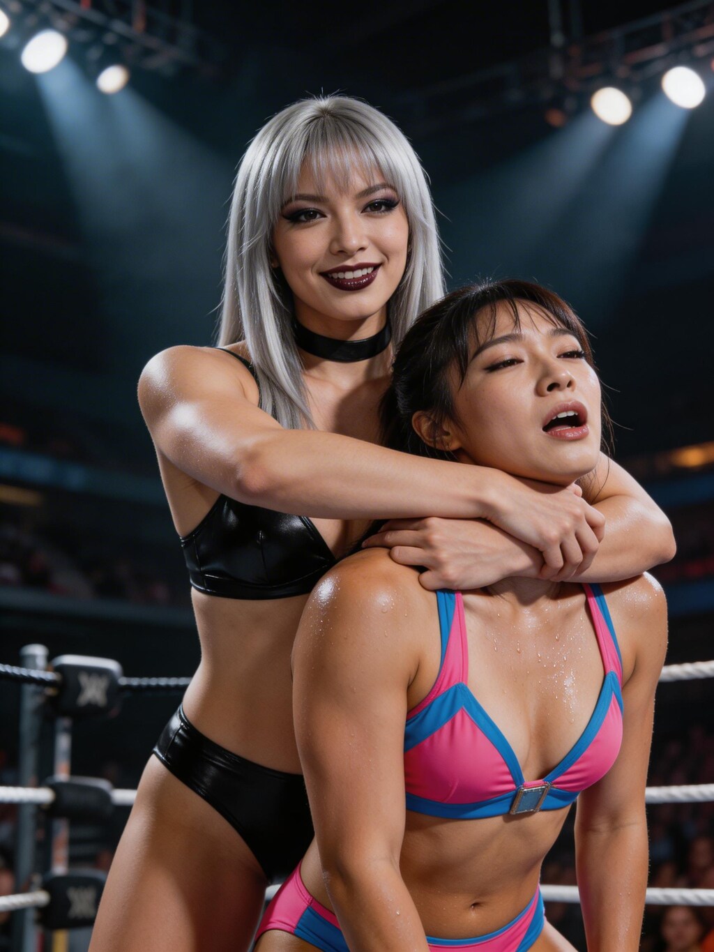 リリス美沙は試合中