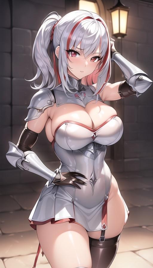 ファンタジー銀髪ギャル
