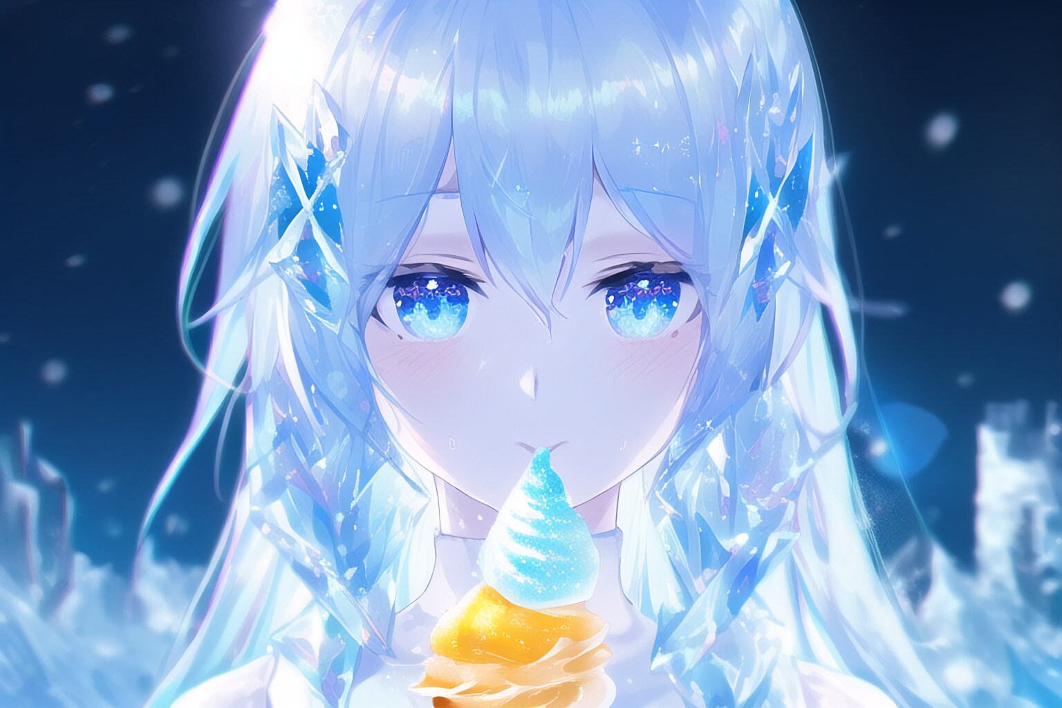 氷族の食事