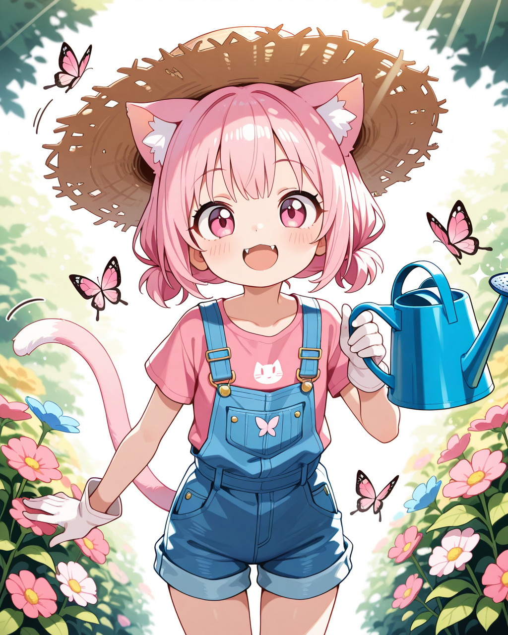おはにゃに水をあげみゃしょう♡
