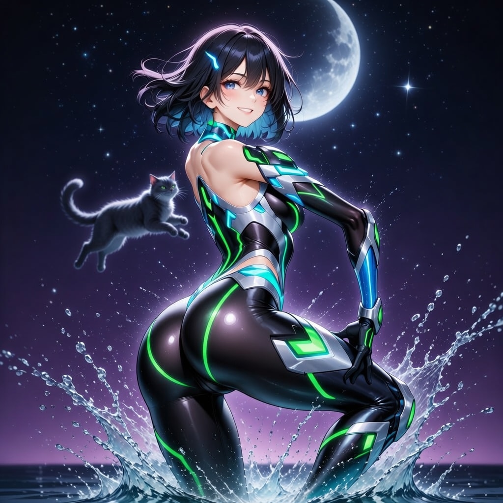 月夜と猫と退魔の舞