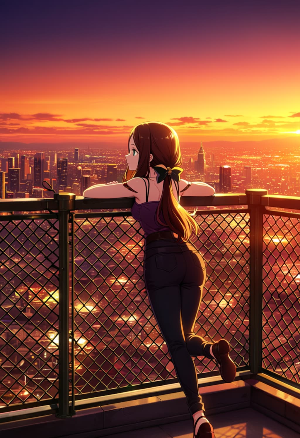 夕暮れの特等席