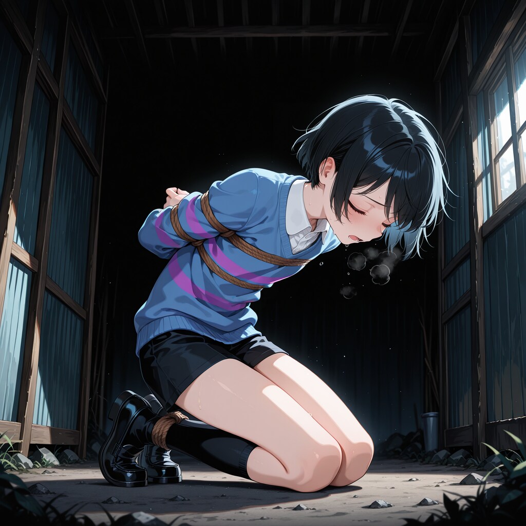 もがき疲れたフリスク
