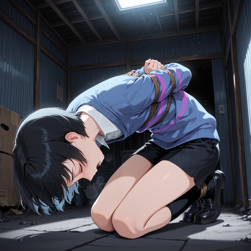 もがき疲れたフリスク