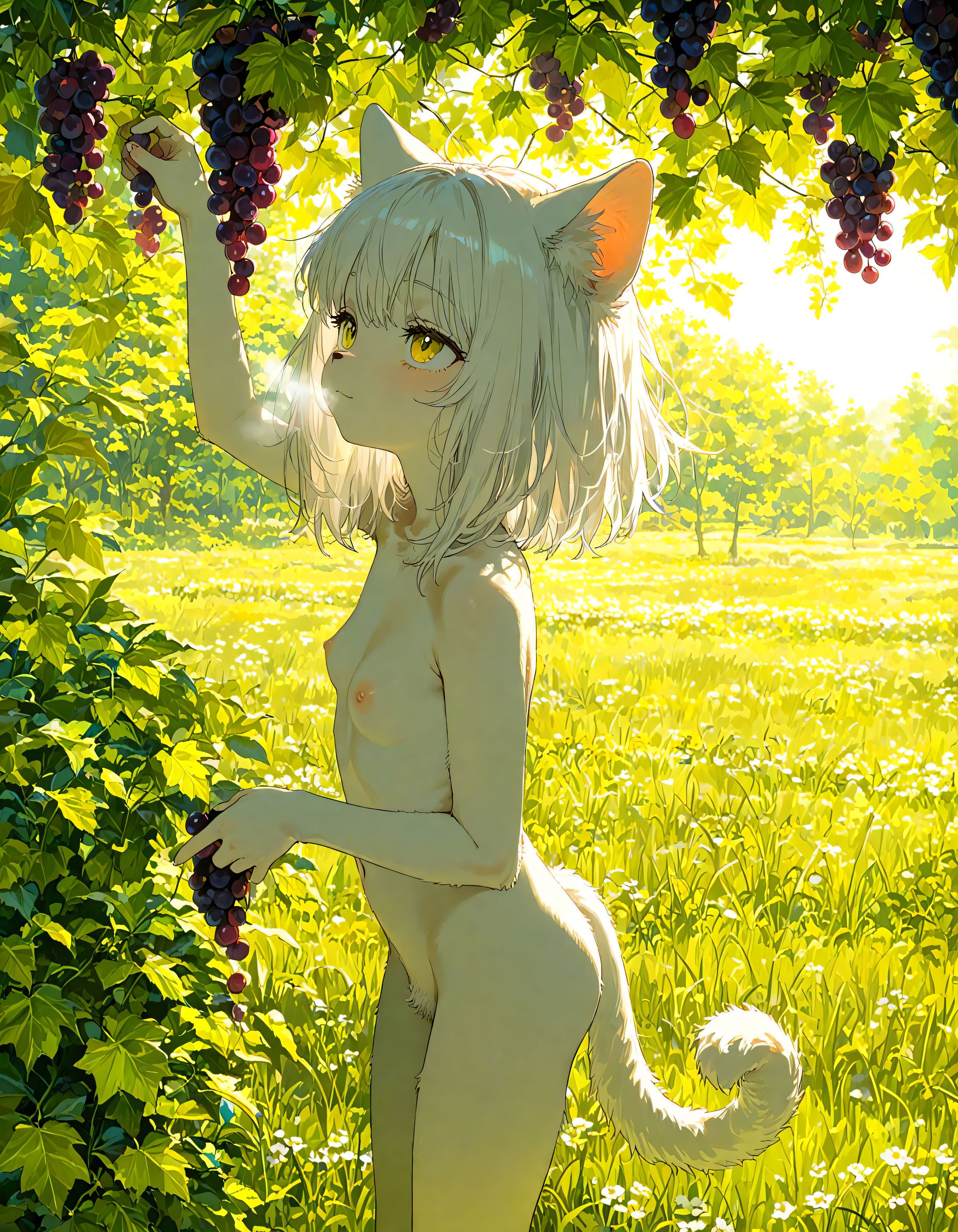 ぶどうとケモノ耳