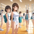 体操少女 2枚目