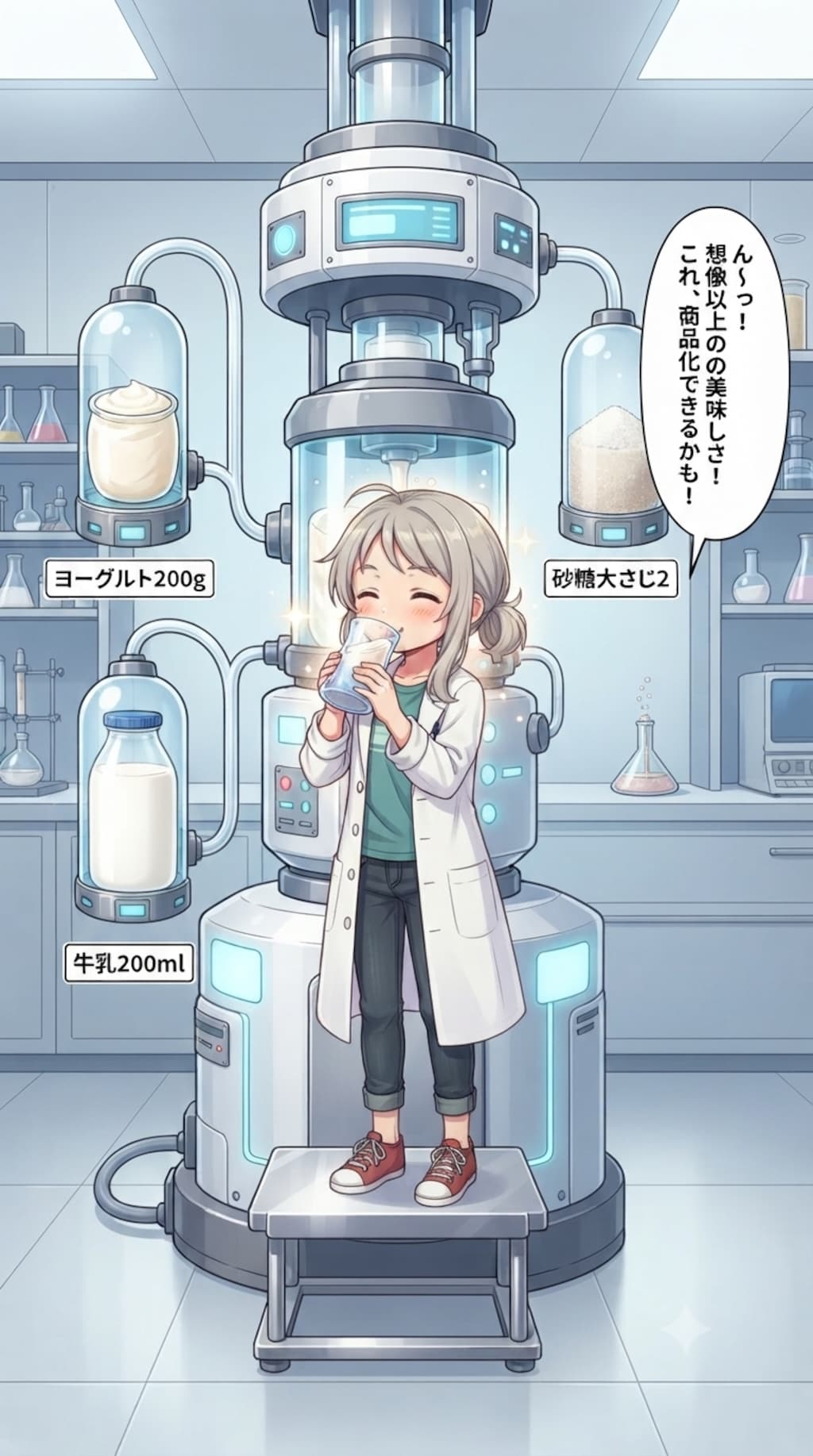 マヨネーズやラッシーを合成