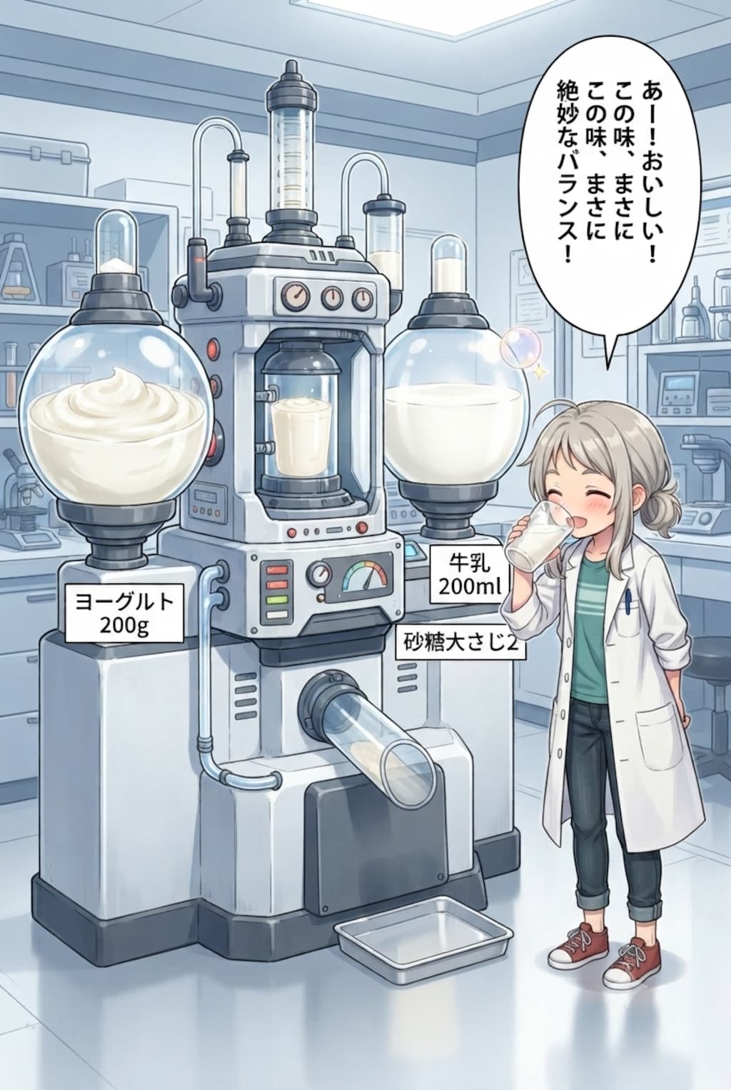 マヨネーズやラッシーを合成