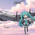 初音ミクとB-29 3枚目