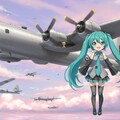 初音ミクとB-29 4枚目