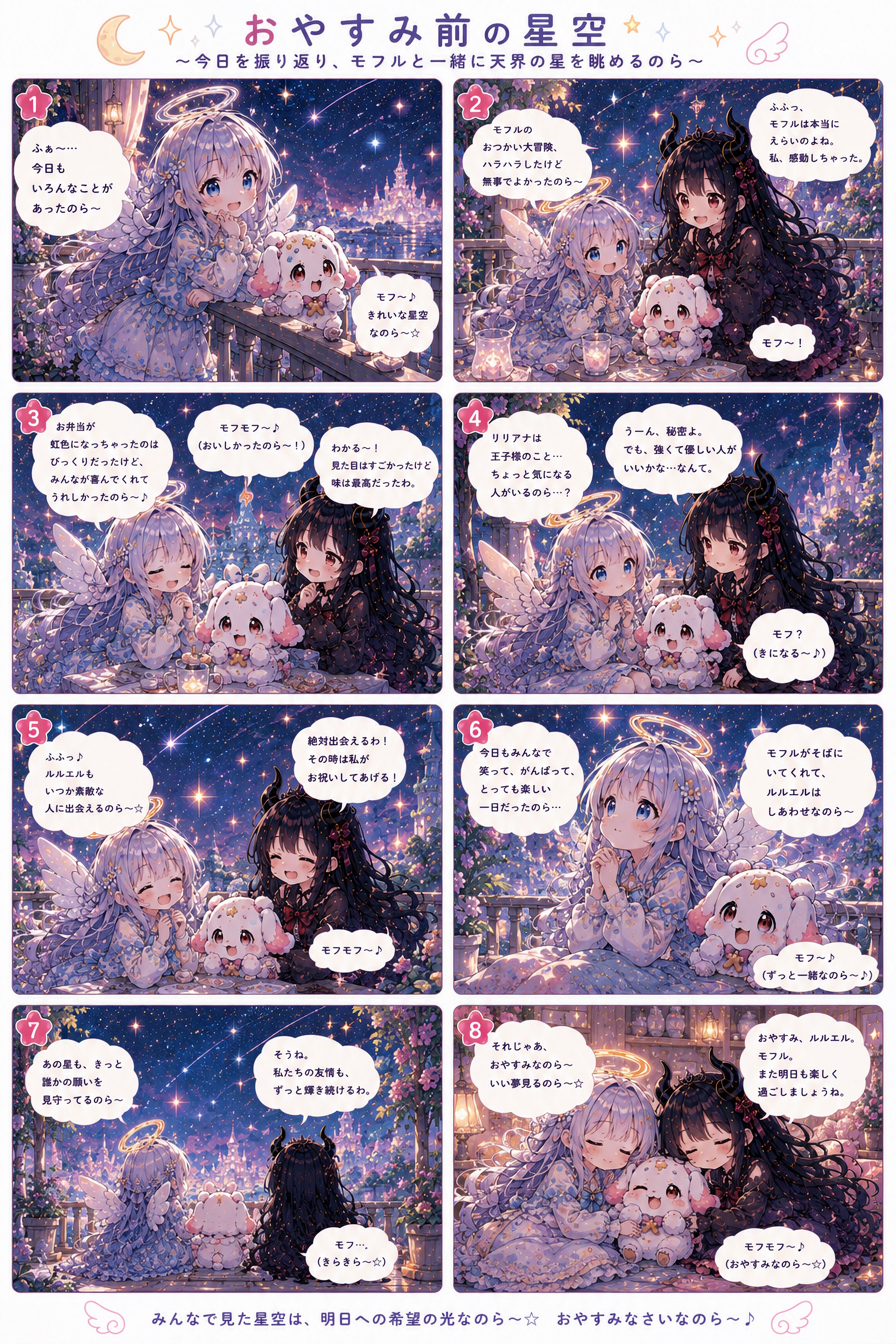 おやすみ前の星空