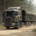 スカニアトラック軍用ダンプ 3枚目