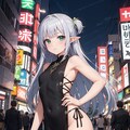 銀髪貧乳エルフさん_01 3枚目