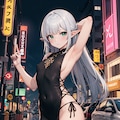 銀髪貧乳エルフさん_01 6枚目