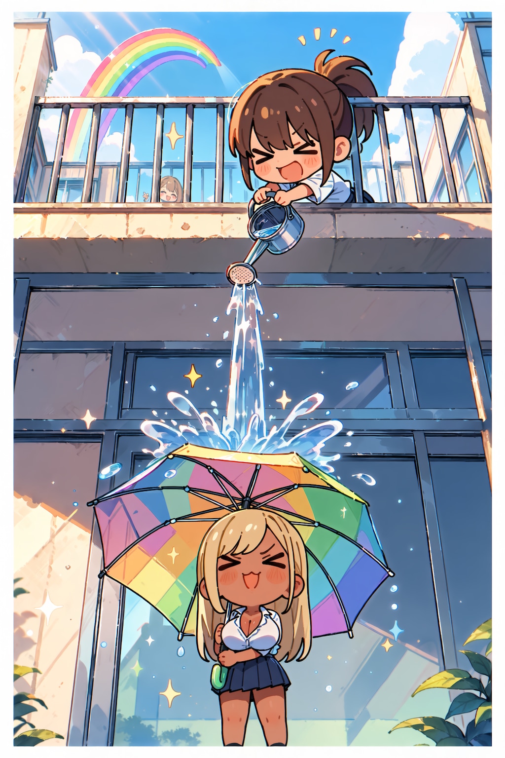 水遊び
