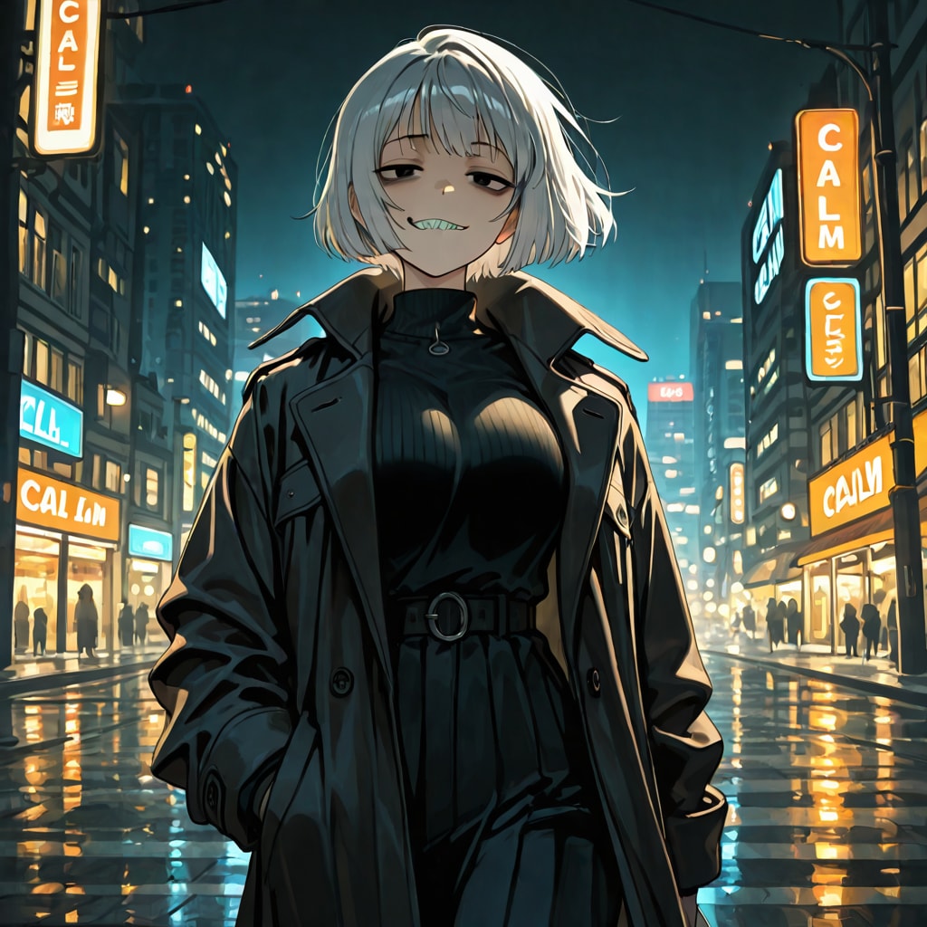 夜の帰り道、少しだけ強くなった | の人気AIイラスト・グラビア