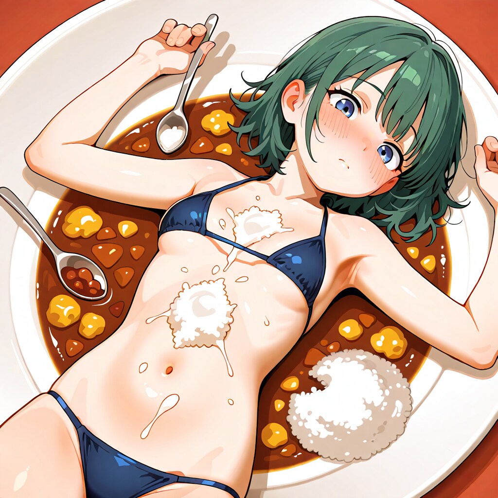 lilyでカレーライス女の子260610