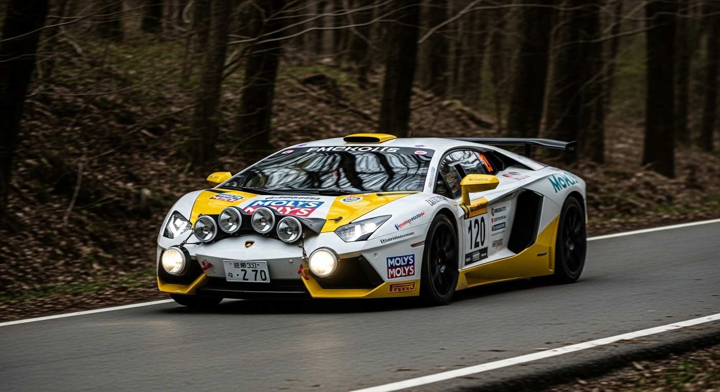 アヴェンタドールラリーカー | の人気AIイラスト・グラビア