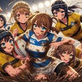 🏉泥まみれの女子ラグビー 128 4枚目