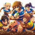 🏉泥まみれの女子ラグビー 128 2枚目
